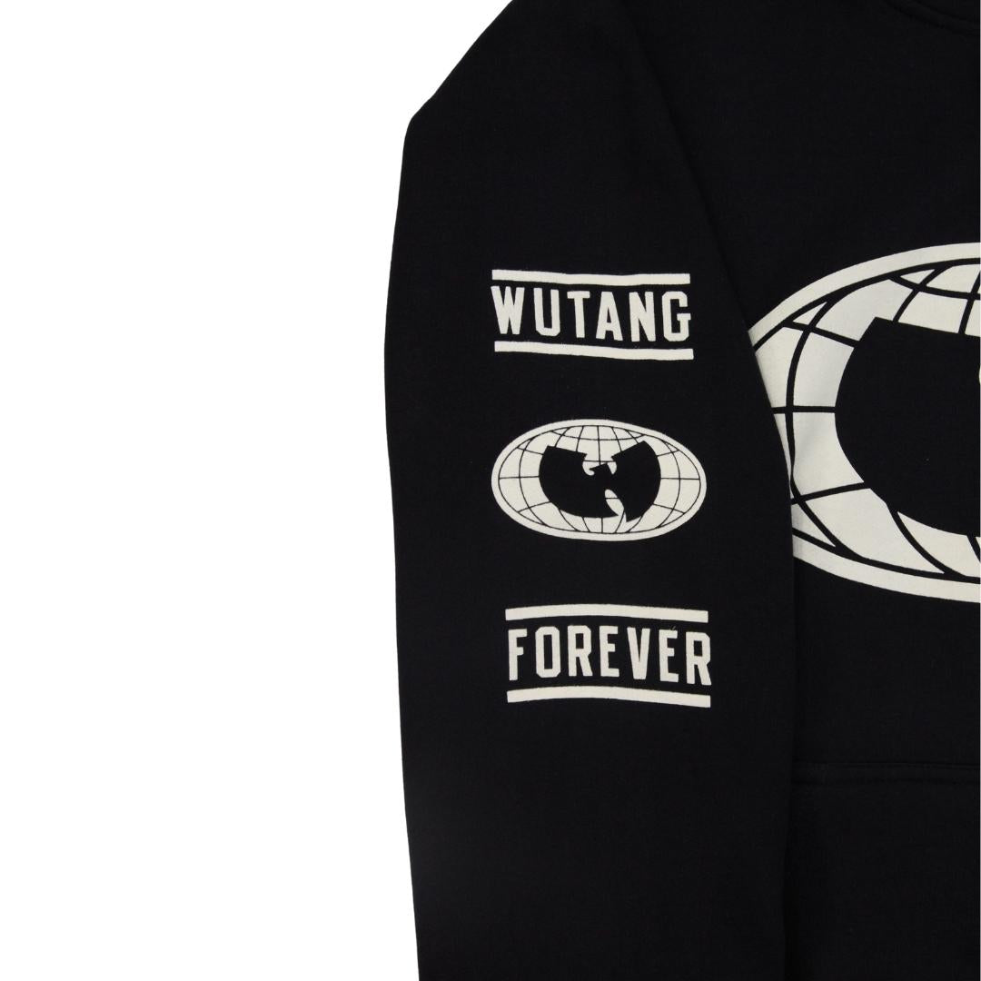 Wu Globe Hoodie Navy and White