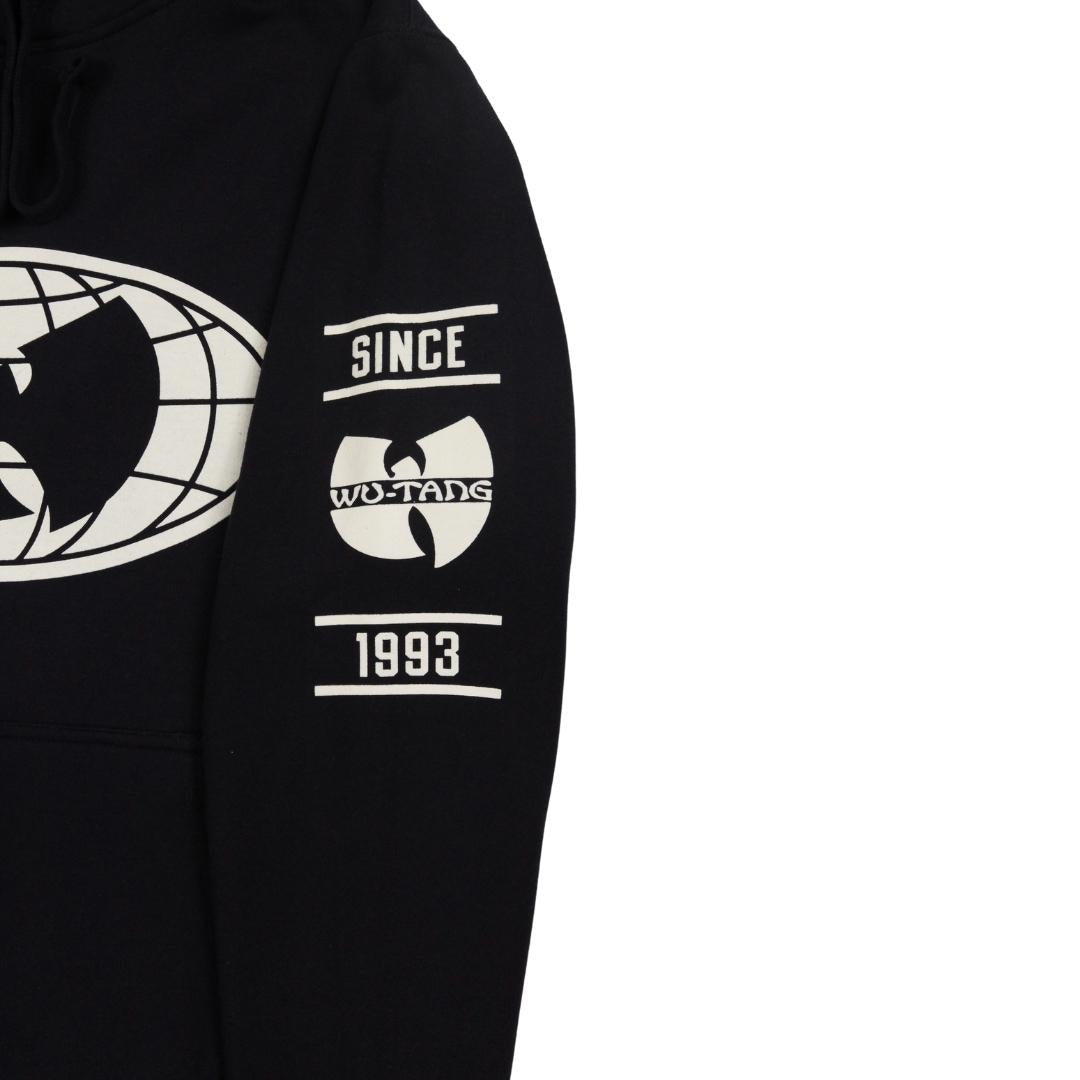 Wu Globe Hoodie Navy and White