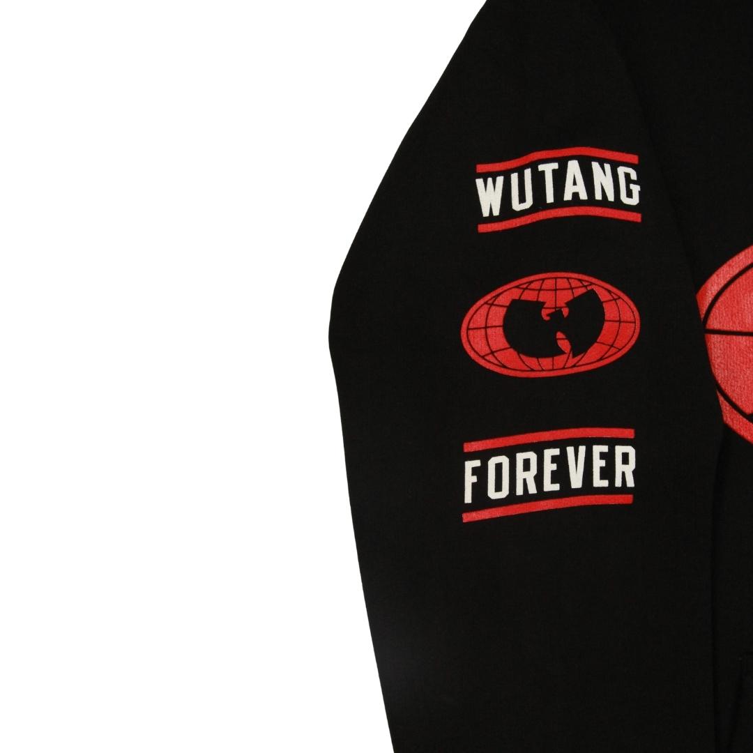 Wu Globe Hoodie Red and Black