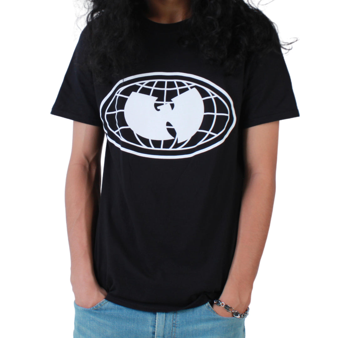 Wu Black and White Globe Tee