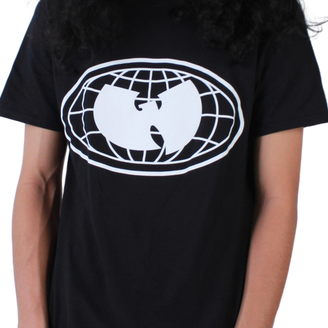 Wu Black and White Globe Tee