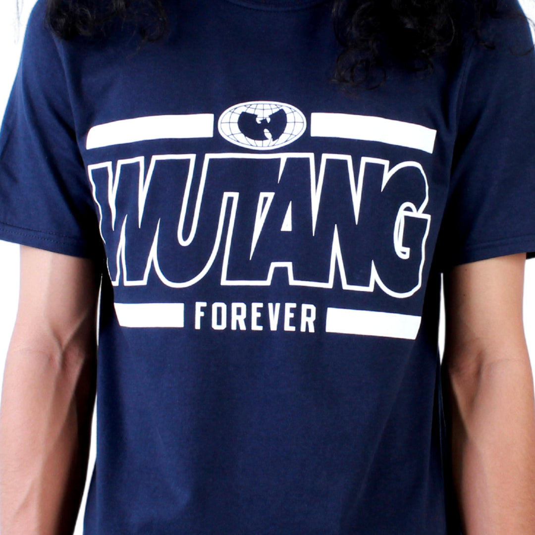 WuTang Forever Navy and White Tee