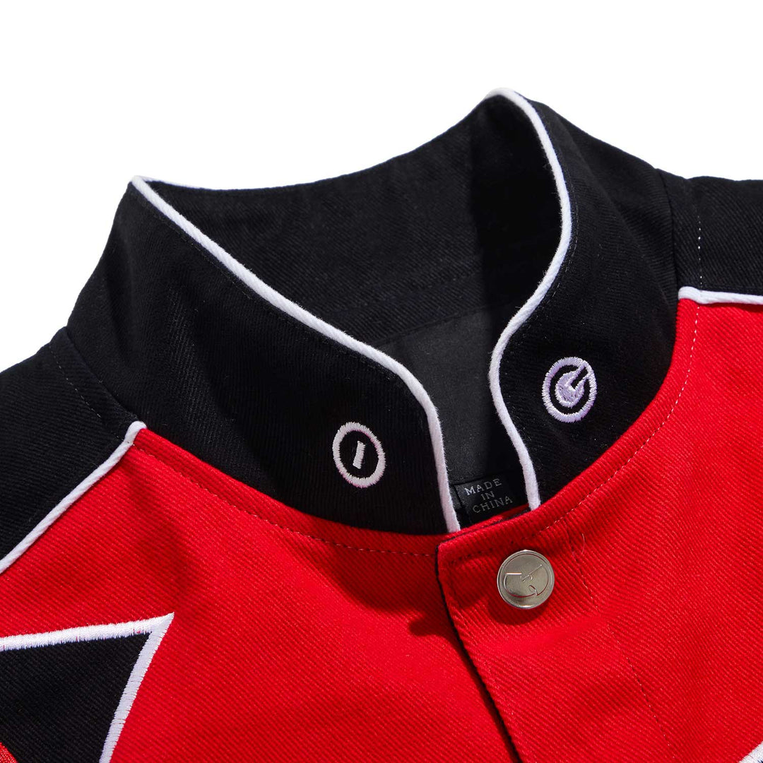 Souvenir Jacket Black & Red