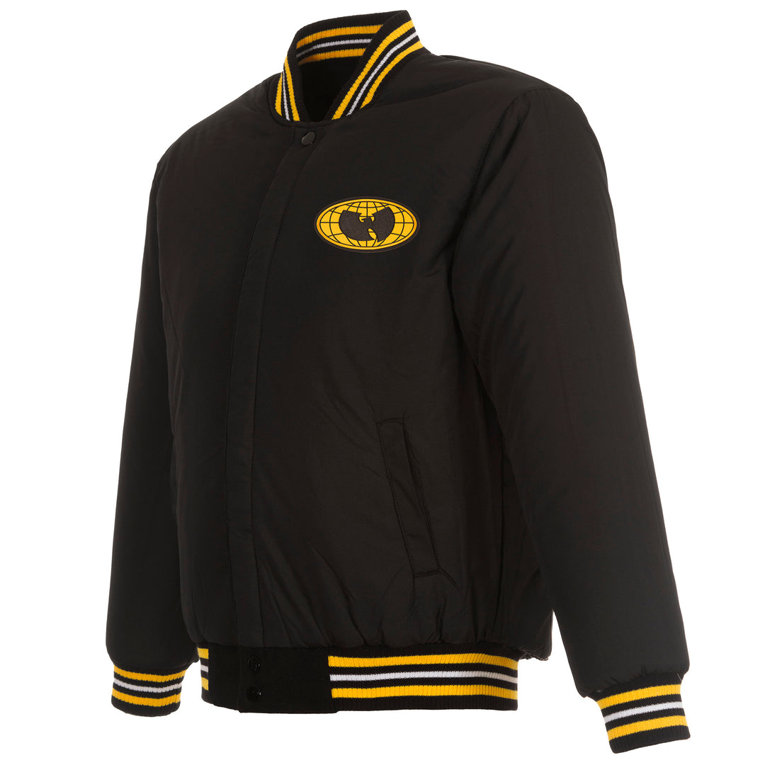 WU Globe Logo Reversible Wool Varsity Jacket