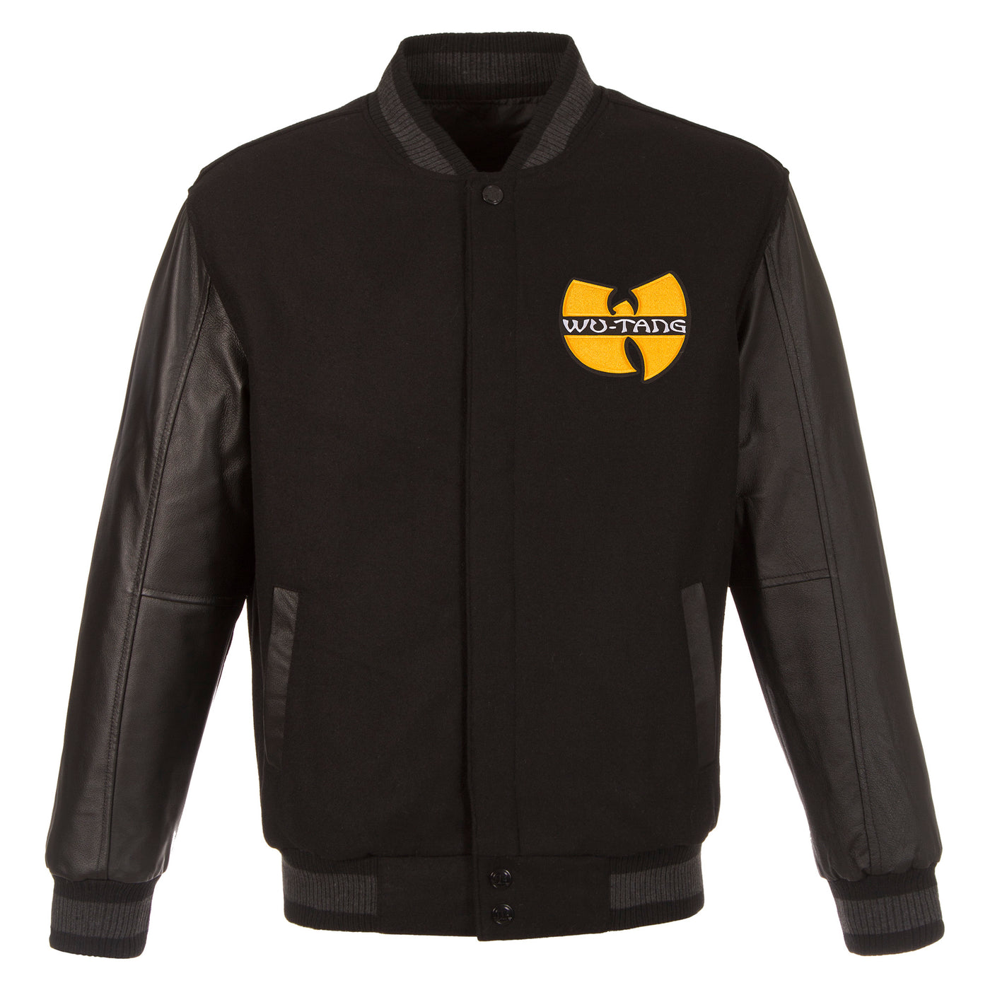 WU Wool/Leather Reversible Classic Logo Jacket