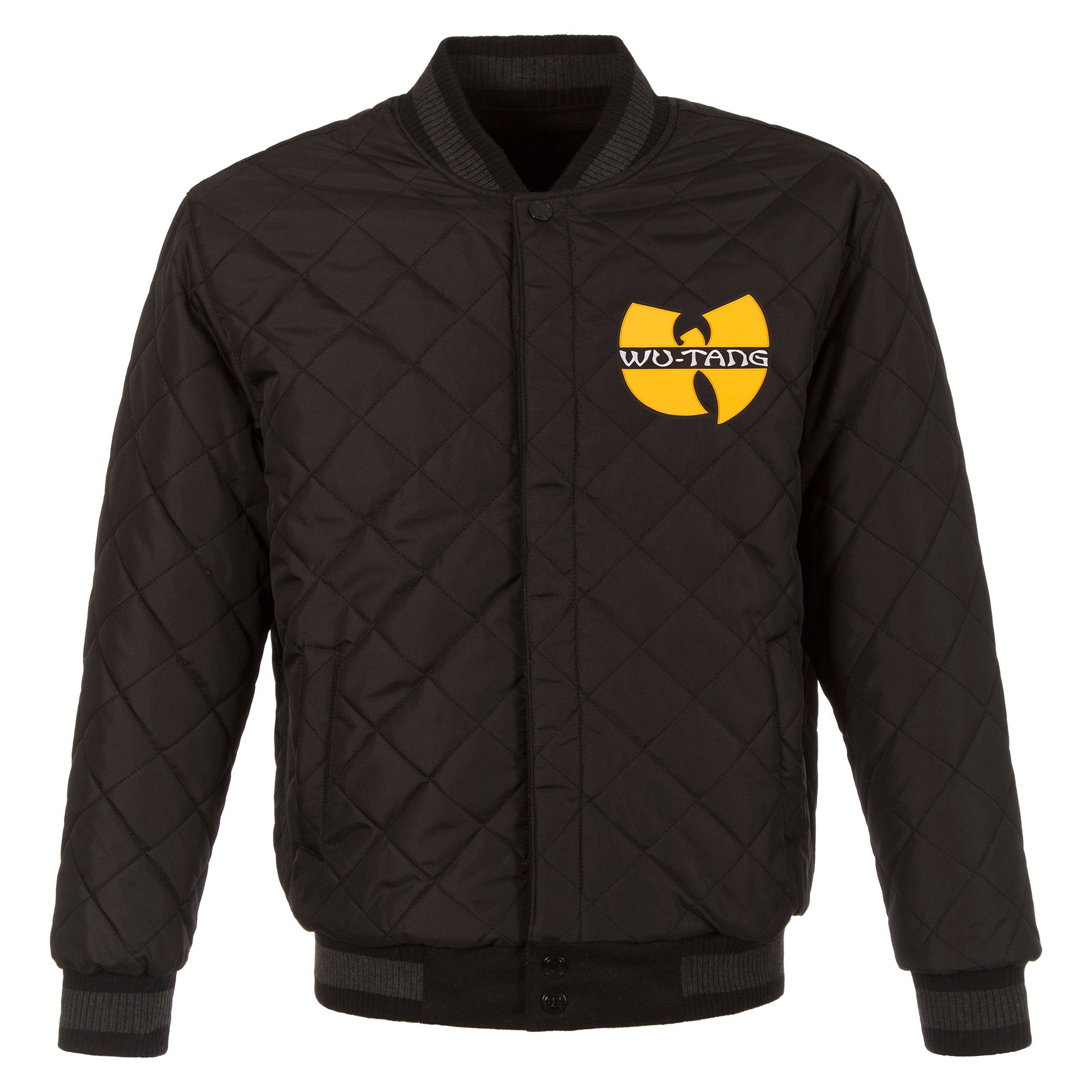 WU Wool Leather Reversible Classic Logo Jacket